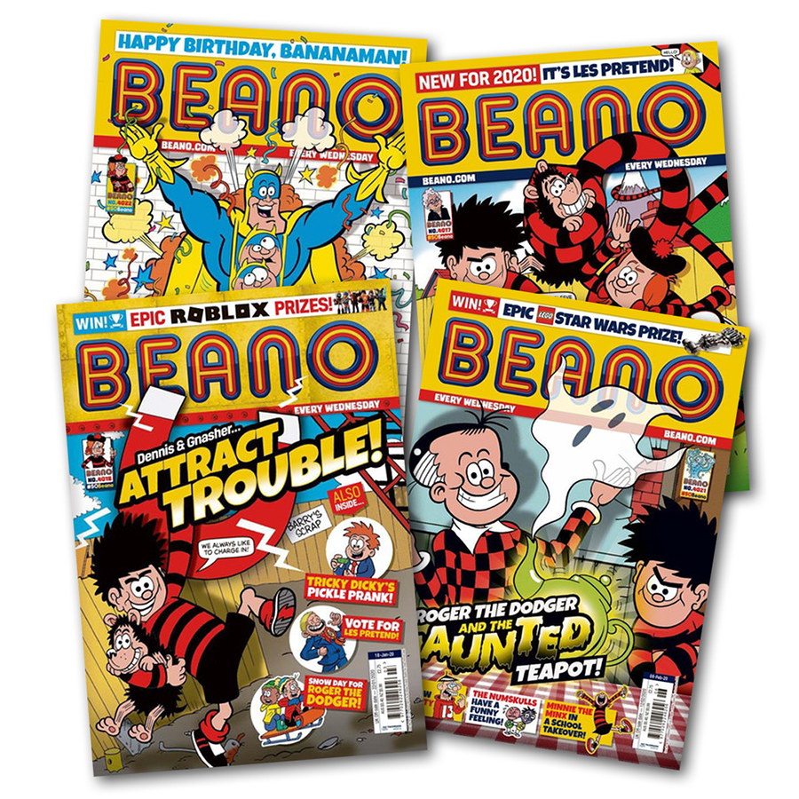 Beano kids magazine covers